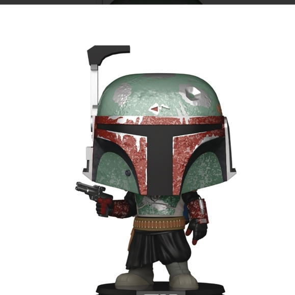 Star Wars Mandolorian Bobba Fett Funko Pop and Tee - Picture 4 of 4
